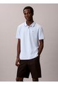 Polo Celeste De Manga Corta En Tejido Piqué Calvin Klein de Calvin Klein