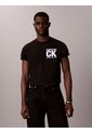 Camiseta Negra Con Gráfico De Logo Calvin Klein de Calvin Klein