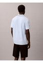 Polo Celeste De Manga Corta En Tejido Piqué Calvin Klein de Calvin Klein