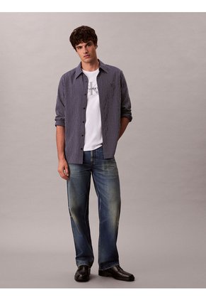 Camiseta Blanca 20s Con Estampado Gráfico De Monograma Calvin Klein