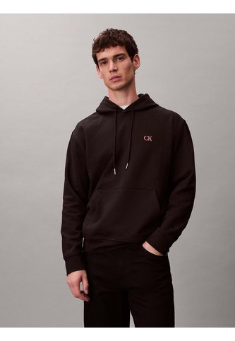 Buzo Negro Con Gráfico Circular De Logo Calvin Klein Calvin Klein