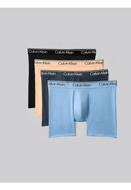 Pack Multicolor De 4 Bóxers Brief - Microfiber Stretch Calvin Klein