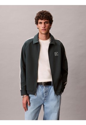 Chaqueta Azul De Tejido Ponte Calvin Klein