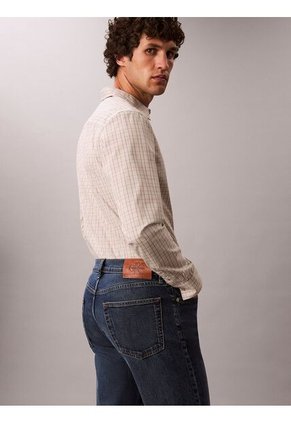 Jeans Azul De Corte Recto Clásico Con Efecto Tornasolado Calvin Klein