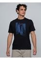 Camiseta Negra Gráfica Calvin Klein City Calvin Klein de Calvin Klein