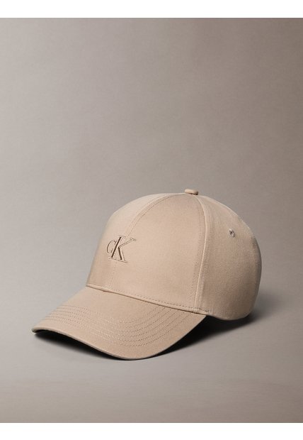 Gorra Beige Monogram Calvin Klein