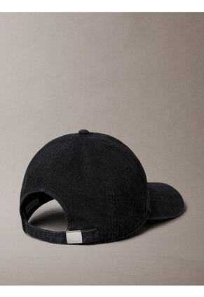 Gorra Negra De Béisbol Con Logo Bordado Calvin Klein