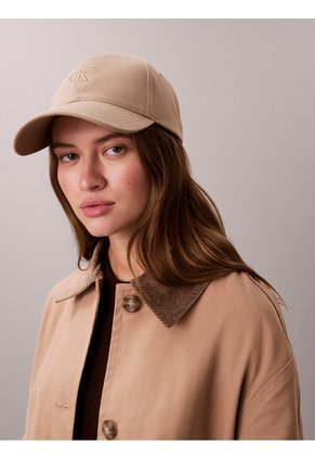 Gorra Beige Monogram Calvin Klein
