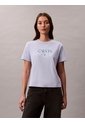 Camiseta Gris De Corte Clásico Con Gráfico Calvin Klein de Calvin Klein