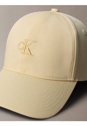 Gorra Beige Monogram Calvin Klein