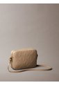 Bolso Beige De Cámara Acolchado Calvin Klein de Calvin Klein