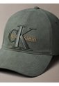 Gorra Negra De Béisbol Con Logo Monograma A Capas Calvin Klein de Calvin Klein
