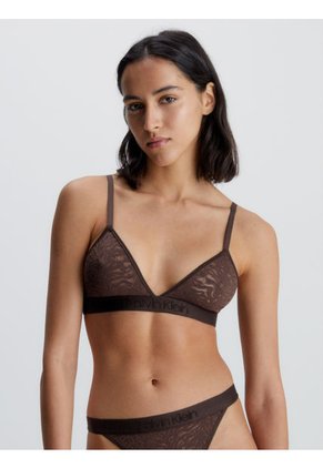 Bralette Elegante De Encaje Sin Forro Calvin Klein