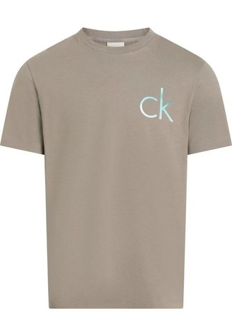 Camiseta Gris Con Logo Calvin Klein Calvin Klein