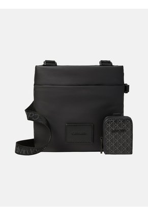 Bolso Negro Utilitario Plano Con Bolso Mini Extraíble Calvin Klein