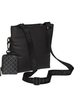 Bolso Negro Utilitario Plano Con Bolso Mini Extraíble Calvin Klein