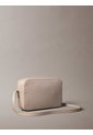 Bolso Beige Cruzado Con Logo Monograma En Todo El Artículo Calvin Klein de Calvin Klein