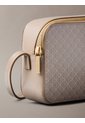 Bolso Beige Cruzado Con Logo Monograma En Todo El Artículo Calvin Klein de Calvin Klein