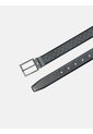 Cinturón Negro De Cuero Liso Con Hebilla Cuadrada 32 Mm Calvin Klein de Calvin Klein