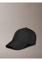 Gorra Negra Ripstop Con Estampado De Monograma Calvin Klein de Calvin Klein