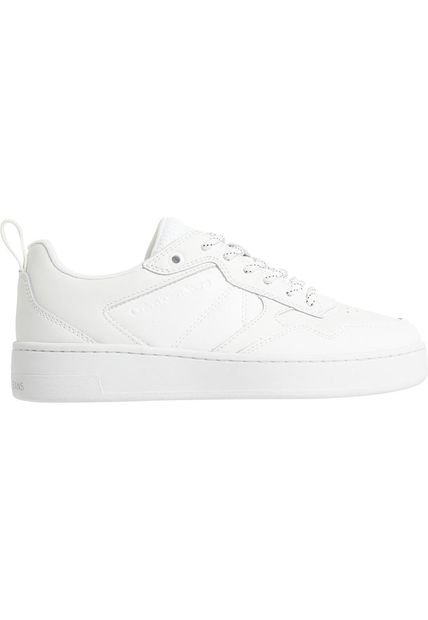 Tenis Deportivas Con Logo Mujer Blanco Calvin Klein