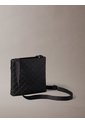 Bolso Negro Plano Con Estampado De Emblema Calvin Klein de Calvin Klein