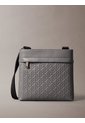 Bolso Gris Plano Con Estampado De Emblema Calvin Klein de Calvin Klein