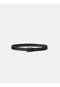 Cinturón Negro De Cuero Liso Con Hebilla Cuadrada 32 Mm Calvin Klein de Calvin Klein