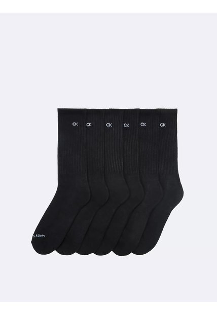 Pack Negro De 6 Medias Basic Cushion Calvin Klein