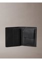 Billetera Negra De Plegado Triple Con Logo Grabado Y Tarjetero Calvin Klein de Calvin Klein