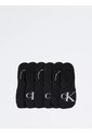 Pack Negro De 6 Medias Planos Con Monograma Calvin Klein de Calvin Klein