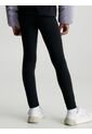 Leggings Negro De Algodón Con Monograma Calvin Klein de Calvin Klein
