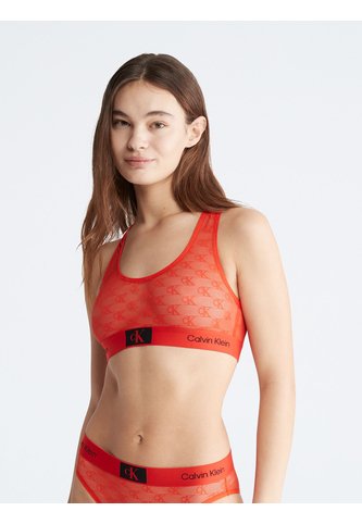 Bralette Naranja Sin Forro De Encaje - CK96 Calvin Klein Calvin Klein