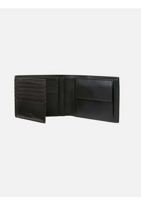 Billetera Negra Trifold Bold Calvin Klein