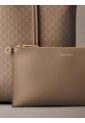Bolso Beige Tote Pequeño Con Logo Monograma Con Bolsito Calvin Klein de Calvin Klein