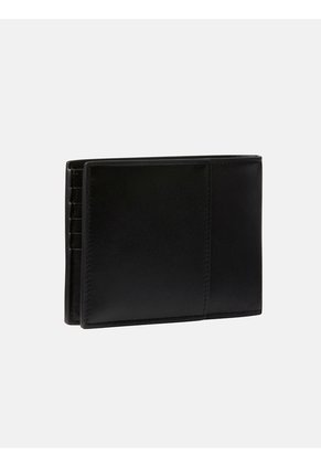 Billetera Negra Trifold Bold Calvin Klein