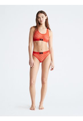 Bralette Naranja Sin Forro De Encaje - CK96 Calvin Klein