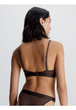 Bralette Elegante De Encaje Sin Forro Calvin Klein