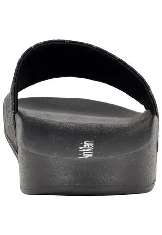 Sandalias Café Con Estampado De Monograma Calvin Klein Calvin Klein