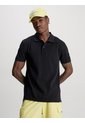 Polo Con Insignia Hombre Negro Calvin Klein de Calvin Klein
