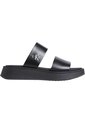 Sandalias Negro De Cuero Con Plataforma Calvin Klein de Calvin Klein