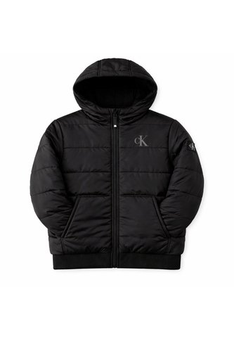 Chaqueta Negra Para Niño Bomber De Sherpa Calvin Klein Calvin Klein