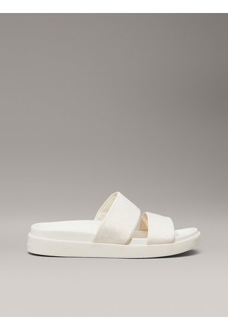 Sandalias Blanco Con Logo De Jacquard Calvin Klein Calvin Klein
