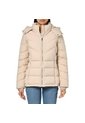 Chaqueta Crema Puffer Con Capota Calvin Klein de Calvin Klein