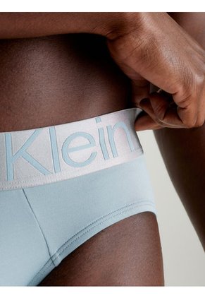 Pack De 3 Hip Brief - Steel Microfibra Calvin Klein