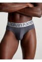 Pack De 3 Hip Brief - Steel Microfibra Calvin Klein de Calvin Klein