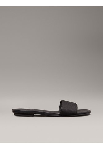 Sandalias Negro De Jacquard Con Logo Calvin Klein Calvin Klein