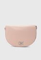 Bolso Manos Libres Calvin Klein Saddle Rosa Nude de Calvin Klein
