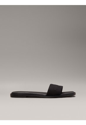 Sandalias Negro De Lona Calvin Klein
