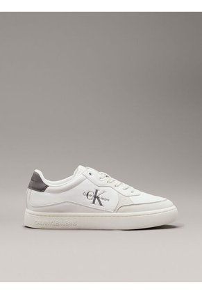 Tenis Blanco De Cuero Calvin Klein